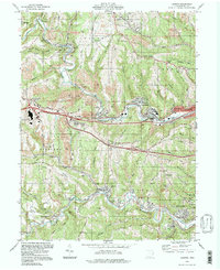 Download a high-resolution, GPS-compatible USGS topo map for Lansing, OH (1998 edition)