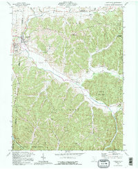 preview thumbnail of historical topo map of Laurelville, OH in 1992