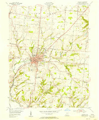 Download a high-resolution, GPS-compatible USGS topo map for Lebanon, OH (1956 edition)