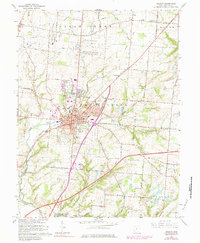 Download a high-resolution, GPS-compatible USGS topo map for Lebanon, OH (1984 edition)