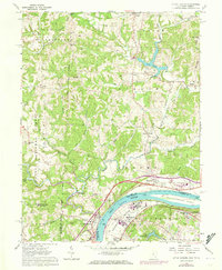 Download a high-resolution, GPS-compatible USGS topo map for Little Hocking, OH (1973 edition)