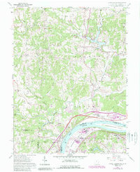 Download a high-resolution, GPS-compatible USGS topo map for Little%20Hocking, OH (1989 edition)