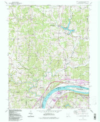 Download a high-resolution, GPS-compatible USGS topo map for Little Hocking, OH (1998 edition)