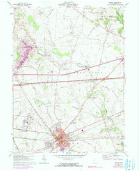 Download a high-resolution, GPS-compatible USGS topo map for London, OH (1990 edition)