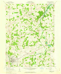 1961 Map of Loudonville, 1963 Print