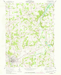 1961 Map of Loudonville, 1978 Print