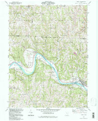Download a high-resolution, GPS-compatible USGS topo map for Lowell, OH (1998 edition)