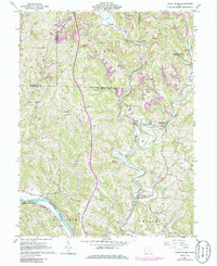 Download a high-resolution, GPS-compatible USGS topo map for Lower Salem, OH (1986 edition)