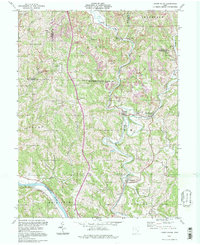 Download a high-resolution, GPS-compatible USGS topo map for Lower Salem, OH (1998 edition)