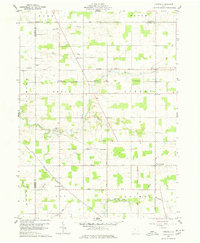 1960 Map of Wyandot County, OH, 1978 Print