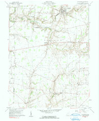 Download a high-resolution, GPS-compatible USGS topo map for Lynchburg, OH (1990 edition)