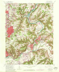 Download a high-resolution, GPS-compatible USGS topo map for Madeira, OH (1971 edition)