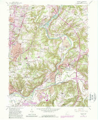 Download a high-resolution, GPS-compatible USGS topo map for Madeira, OH (1988 edition)