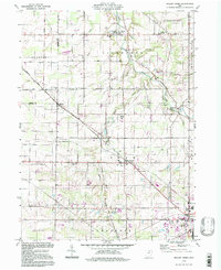 Download a high-resolution, GPS-compatible USGS topo map for Mallet Creek, OH (1997 edition)
