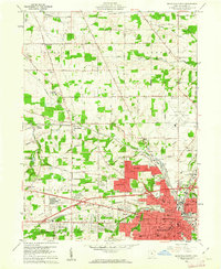 Download a high-resolution, GPS-compatible USGS topo map for Mansfield North, OH (1962 edition)
