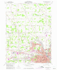 Download a high-resolution, GPS-compatible USGS topo map for Mansfield North, OH (1975 edition)