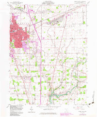 1961 Map of Marion, OH, 1983 Print