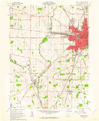Download a high-resolution, GPS-compatible USGS topo map for Marion West, OH (1963 edition)
