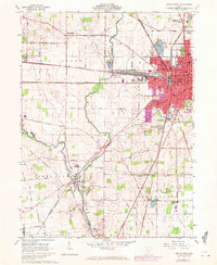 Download a high-resolution, GPS-compatible USGS topo map for Marion West, OH (1972 edition)