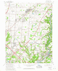 Download a high-resolution, GPS-compatible USGS topo map for Mason, OH (1968 edition)