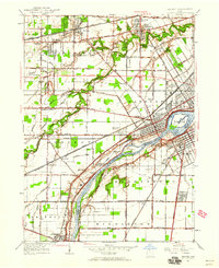Download a high-resolution, GPS-compatible USGS topo map for Maumee, OH (1960 edition)