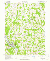 1961 Map of Mc Connelsville, 1962 Print