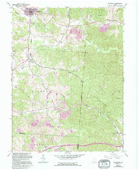 Download a high-resolution, GPS-compatible USGS topo map for Mcarthur, OH (1995 edition)