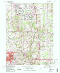Download a high-resolution, GPS-compatible USGS topo map for Medina, OH (1997 edition)