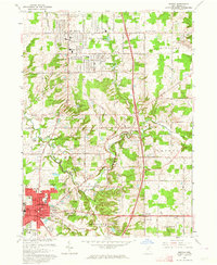 Download a high-resolution, GPS-compatible USGS topo map for Medina, OH (1964 edition)