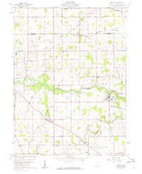 Download a high-resolution, GPS-compatible USGS topo map for Mendon, OH (1982 edition)