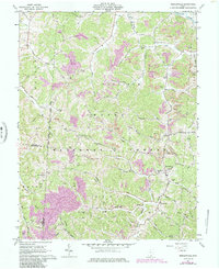 Download a high-resolution, GPS-compatible USGS topo map for Mercerville, OH (1985 edition)