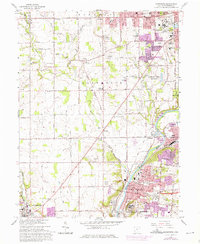 Download a high-resolution, GPS-compatible USGS topo map for Miamisburg, OH (1976 edition)