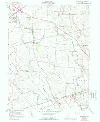 preview thumbnail of historical topo map of Milledgeville, OH in 1961