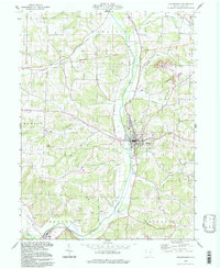 Download a high-resolution, GPS-compatible USGS topo map for Millersburg, OH (1998 edition)