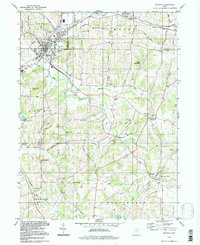 Download a high-resolution, GPS-compatible USGS topo map for Minerva, OH (1998 edition)