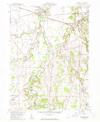 Download a high-resolution, GPS-compatible USGS topo map for Monroeville, OH (1961 edition)