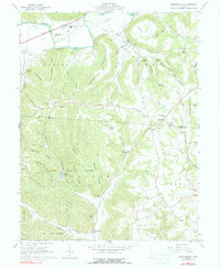 Download a high-resolution, GPS-compatible USGS topo map for Morgantown, OH (1990 edition)