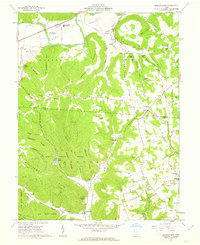 Download a high-resolution, GPS-compatible USGS topo map for Morgantown, OH (1963 edition)