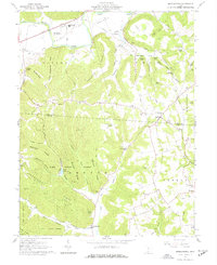 Download a high-resolution, GPS-compatible USGS topo map for Morgantown, OH (1977 edition)