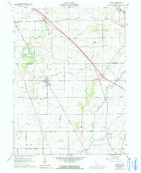 Download a high-resolution, GPS-compatible USGS topo map for Morral, OH (1991 edition)
