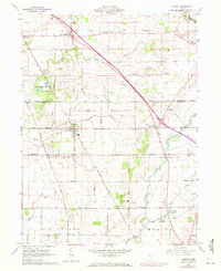 Download a high-resolution, GPS-compatible USGS topo map for Morral, OH (1972 edition)