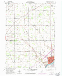 Download a high-resolution, GPS-compatible USGS topo map for Napoleon West, OH (1972 edition)