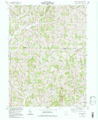 preview thumbnail of historical topo map of Coshocton County, OH in 1994