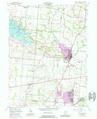 Download a high-resolution, GPS-compatible USGS topo map for New Carlisle, OH (1989 edition)