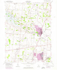 Download a high-resolution, GPS-compatible USGS topo map for New Carlisle, OH (1974 edition)