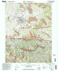 preview thumbnail of historical topo map of New Lexington, OH in 2002