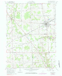 preview thumbnail of historical topo map of New London, OH in 1960