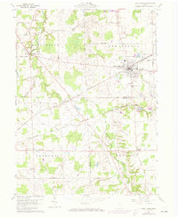 preview thumbnail of historical topo map of New London, OH in 1960
