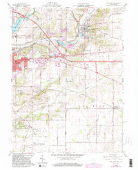 preview thumbnail of historical topo map of New Paris, OH in 1960