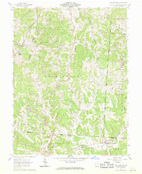 Download a high-resolution, GPS-compatible USGS topo map for New Plymouth, OH (1971 edition)